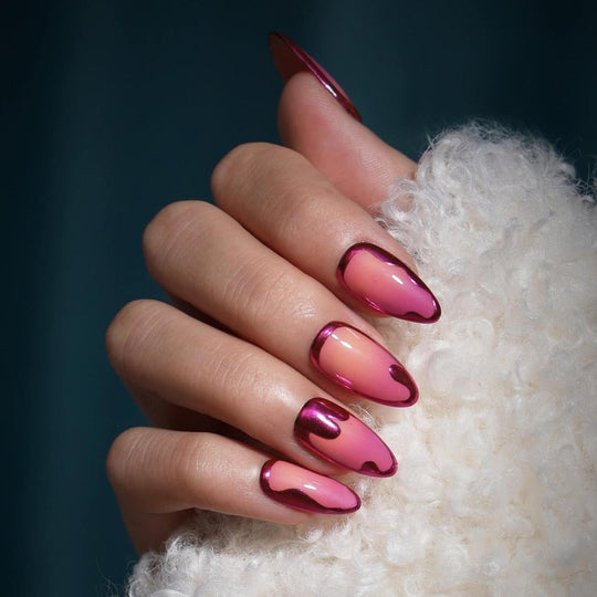 Never Have I Ever - Sunset Chrome - Press-On Nails By Taybeepboop