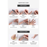 Never Have I Ever - Pastel Miffy - Almond Press-On Nails