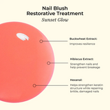 butter LONDON - Nail Blush Restorative Treatment - Sunset Glow