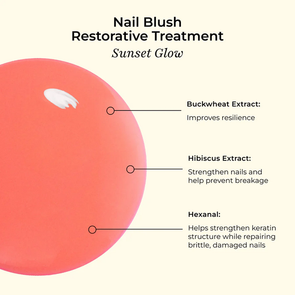 butter LONDON - Nail Blush Restorative Treatment - Sunset Glow
