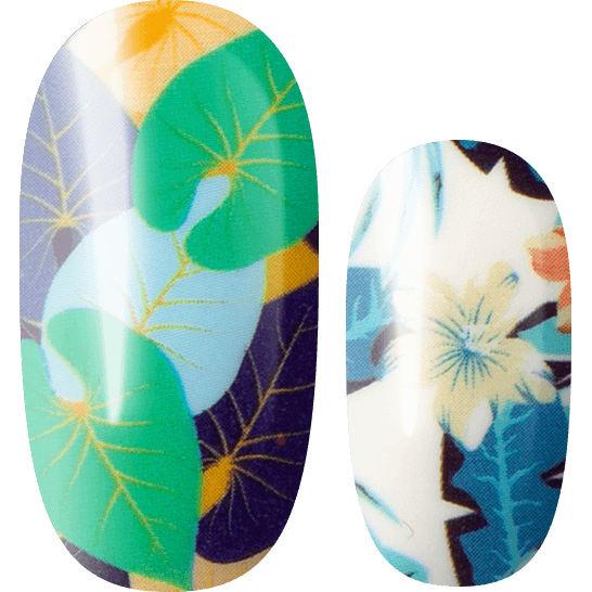 Lily and Fox - Nail Wrap - Tropical Oasis