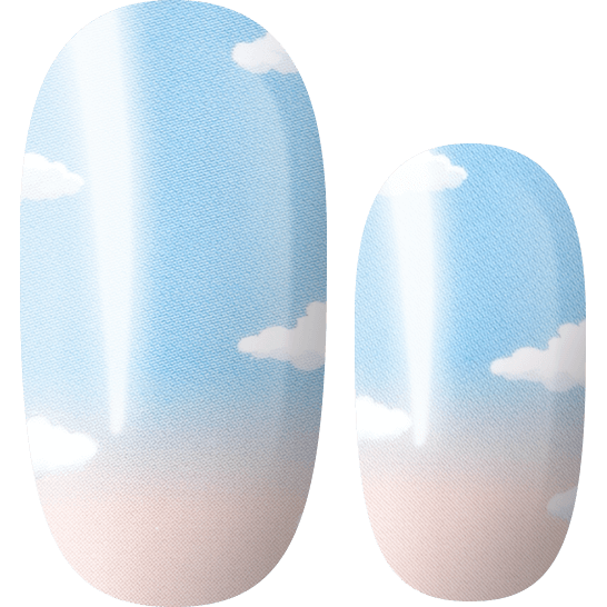Lily and Fox - Nail Wrap - Marshmellow Clouds