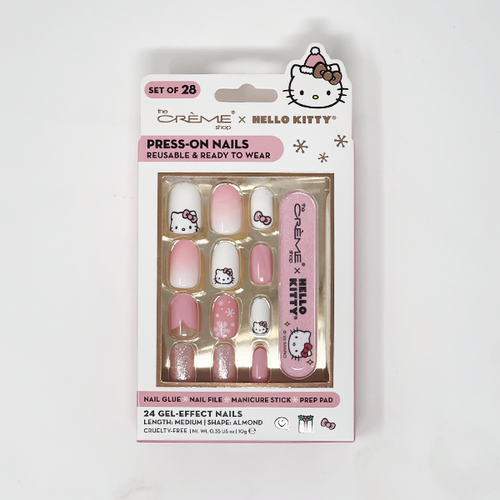 The Creme Shop x Hello Kitty - Press on Nails (Pink Holiday)