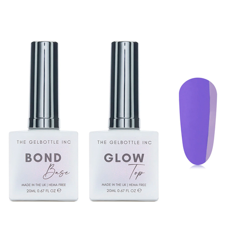 The GelBottle Inc - Gel Combo - Bond Base, Glow Top & Hema-Free Paint - Destiny