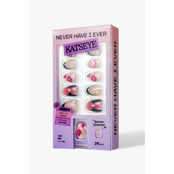 Never Have I Ever x Katseye - That Way – Short Oval Press-On Nails