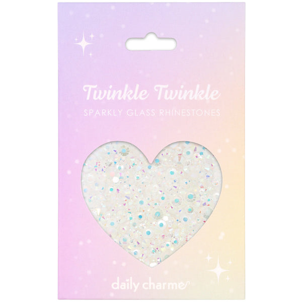Daily Charme - Twinkle Twinkle Round Flatback Rhinestone Mix / Crystal AB Unfoiled