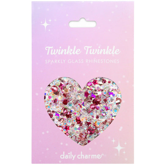Daily Charme - Twinkle Twinkle Round Flatback Rhinestone Mix – Starry Flutter