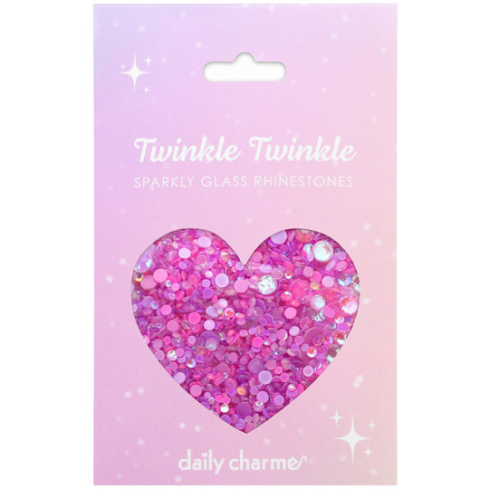 Daily Charme - Twinkle Twinkle Round Flatback Rhinestone Mix – Kiss & Tell