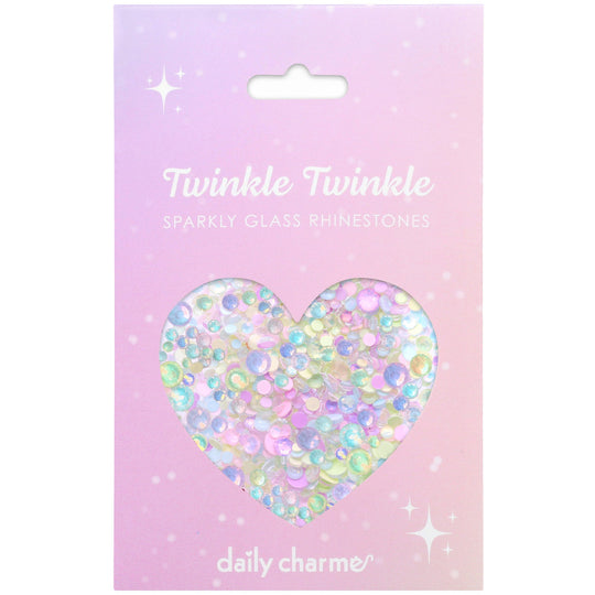 Daily Charme - Twinkle Twinkle Round Flatback Rhinestone Mix – Spring Pastel