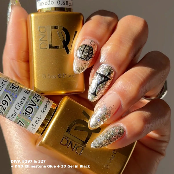DND - Diva Gel - Tuxedo Trifecta #327