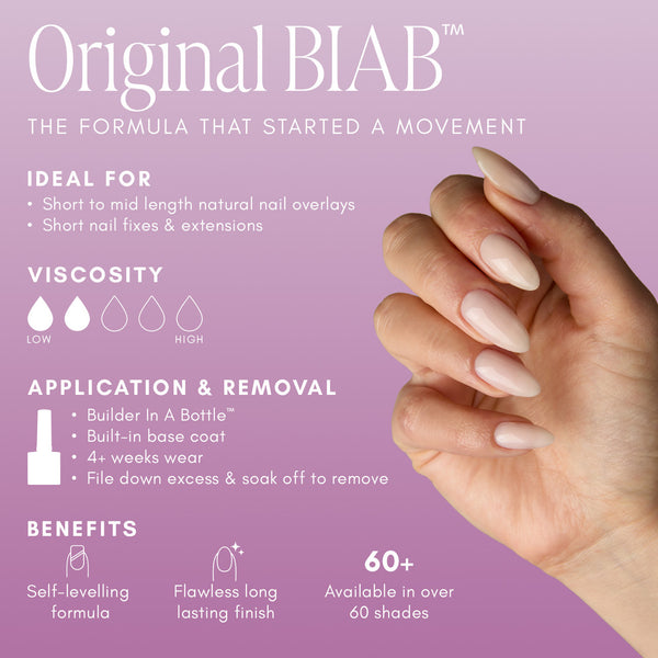 The GelBottle Inc - BIAB Gel Polish Mini - Clear .23oz