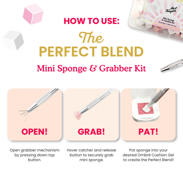 Nail Thoughts - Mini Sponge and Grabber Kit