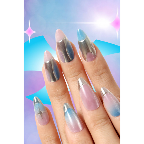 Never Have I Ever - Titanium Jelly - Press-On Nail By Jade Roland