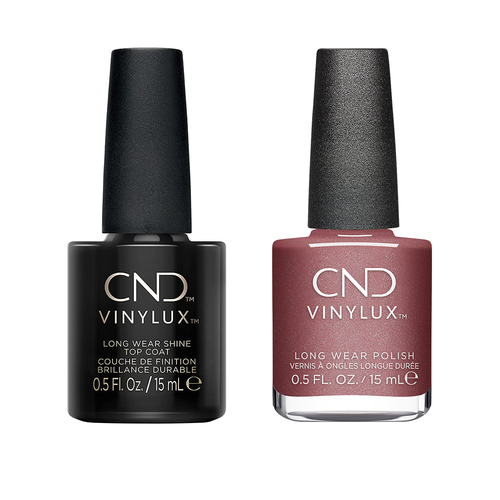 CND - Vinylux Topcoat & Frostbite 0.5 oz - #456