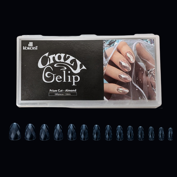 Kokoist - Gelip Extensions - Prism Cut Almond Crazy Gelip