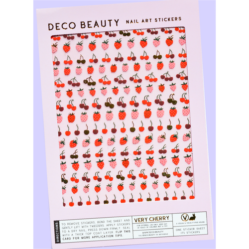 Deco Beauty - Nail Art Stickers - Very Cherry