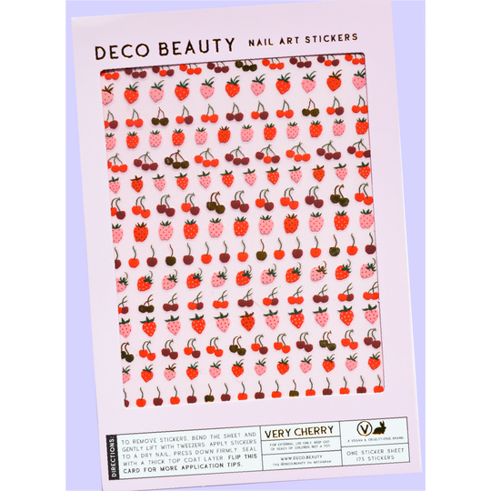 Deco Beauty - Nail Art Stickers - Very Cherry