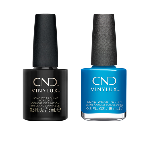 CND - Vinylux Topcoat & What's Old Is Blue Again 0.5 oz - #450