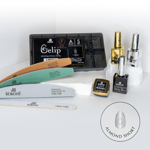 Kokoist - Gelip Extensions - Gelip Extension-Starter Kit - Almond Short