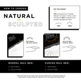 Apres - neutrals gel-x tips - maisie sculpted square long (150 pcs)