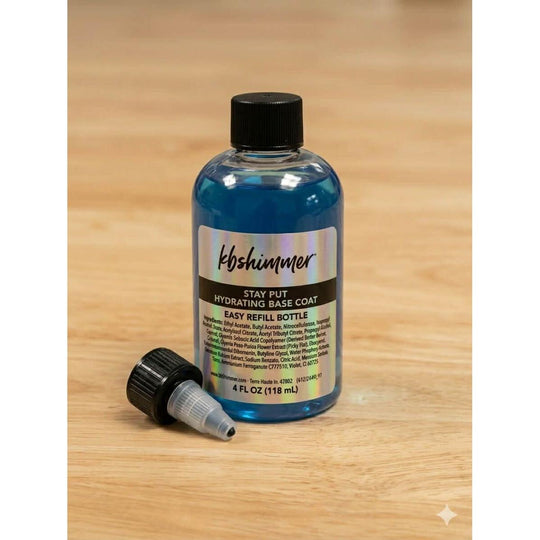 KBShimmer - Stay Put Hydrating Base Coat 4 oz Refill