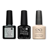 CND - Shellac Xpress5 Combo - Base, Top & Off The Wall (0.25 oz)