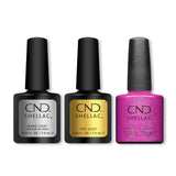 CND - Shellac Combo - Base, Top & All The Rage