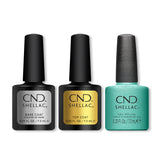 CND - Shellac Combo - Base, Top & Clash Out