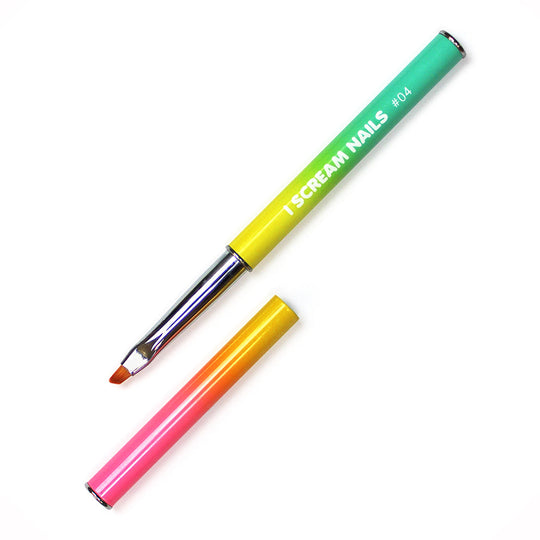 I Scream Nails - Tools - #4 Angular Nail Art & Clean Up Brush