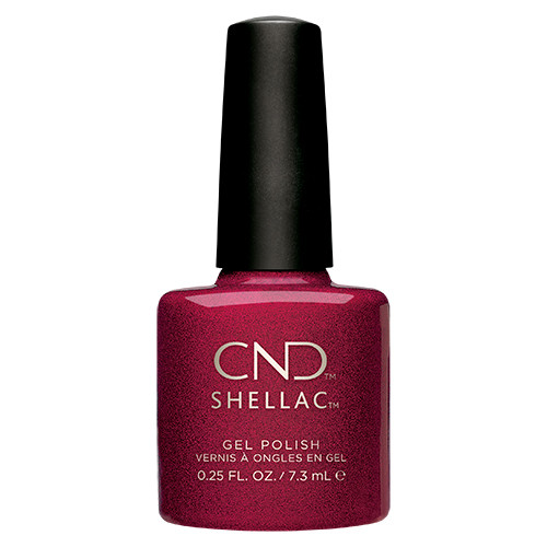 CND Shellac Red Baroness Gel Polish 0.25 oz | Sleek Nail