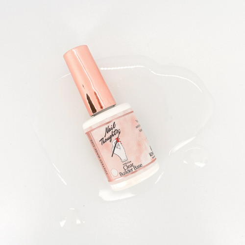 Nail Thoughts Tinted Base Gel - Clear Builder Base - #NTB CLEAR