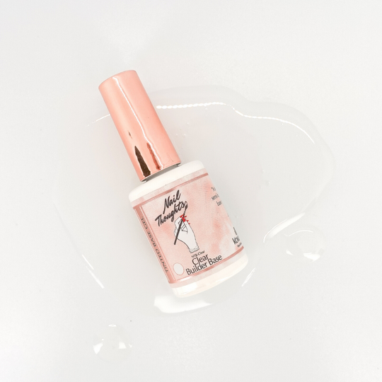 Nail Thoughts Tinted Base Gel - Clear Builder Base - #NTB CLEAR