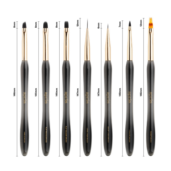 Apres - Art Brush Set - 7Pcs