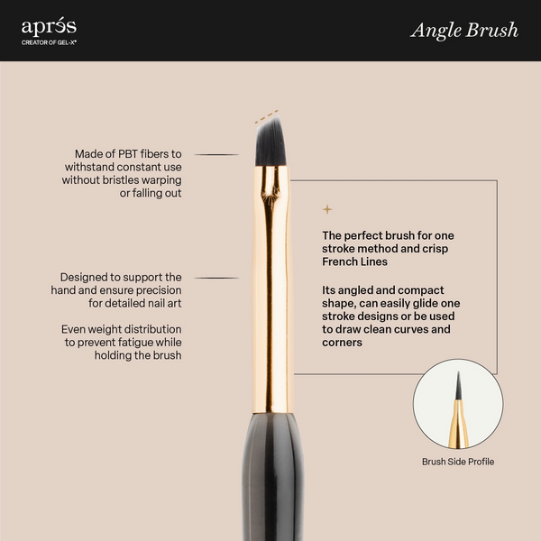 Apres - Angle Brush 8Mm