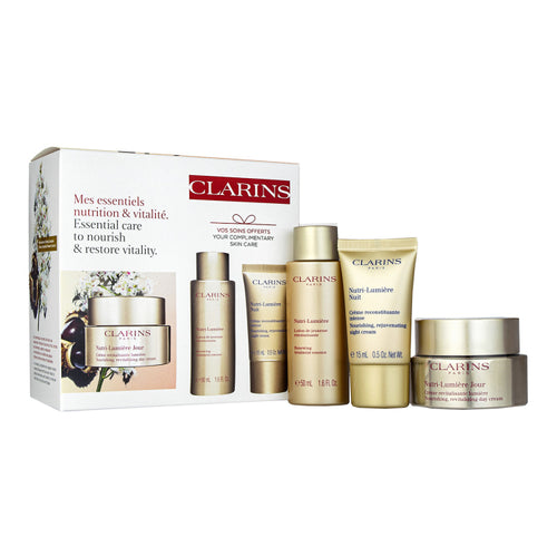 Clarins - Nutri-Lumiere Starter Kit (Day Cream 50 ml + Treatment Essence 50 ml + Night Cream 15 ml)