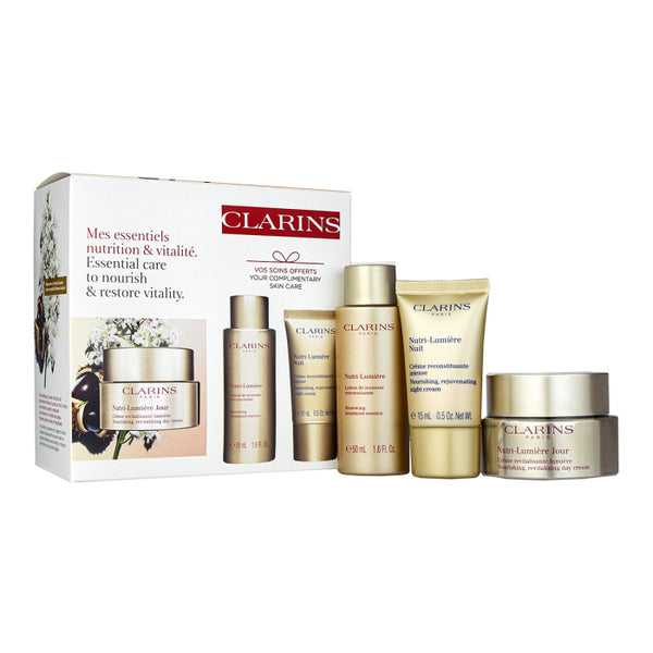 Clarins - Nutri-Lumiere Starter Kit (Day Cream 50 ml + Treatment Essence 50 ml + Night Cream 15 ml)