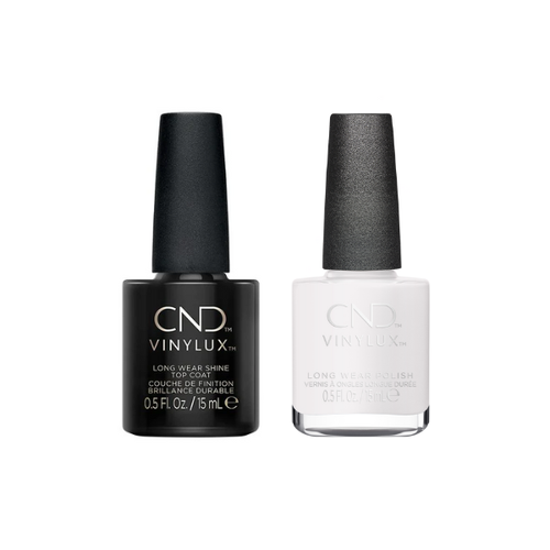 CND - Vinylux Topcoat & Cream Puff 0.5 oz - #108