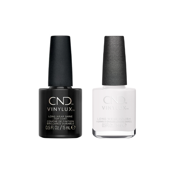 CND - Vinylux Topcoat & Cream Puff 0.5 oz - #108
