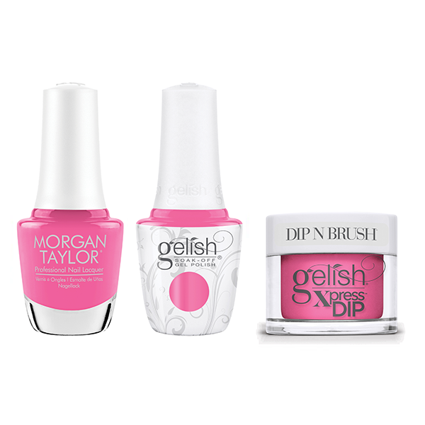 Gelish, Morgan Taylor & Dip Combo - Don't Be A Tease 