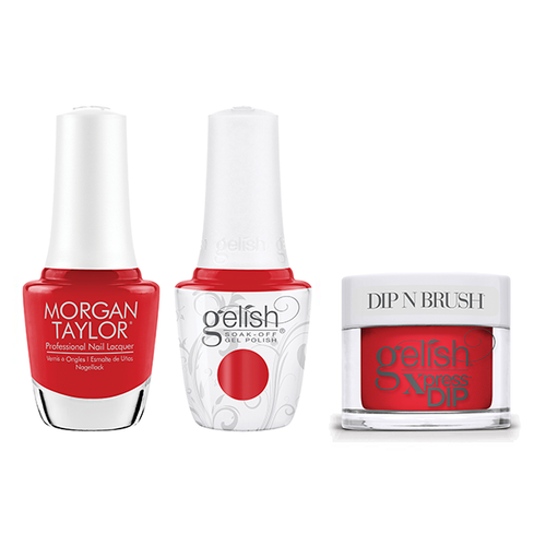 Gelish, Morgan Taylor & Dip Combo - Give It A Curl