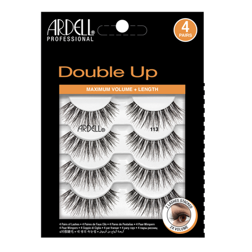 Ardell - Strip Lashes Multipacks 4 pck - Double Up Wispies 113  