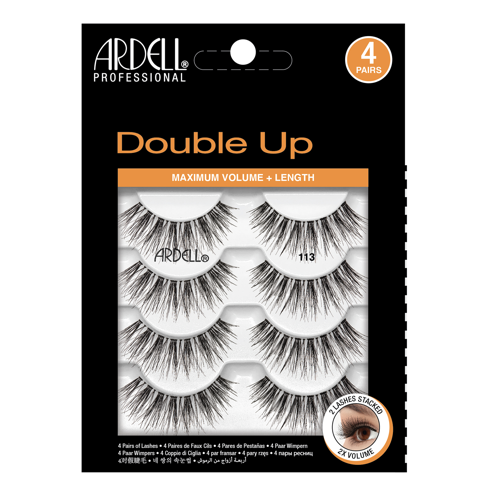 Ardell - Strip Lashes Multipacks 4 pck - Double Up Wispies 113