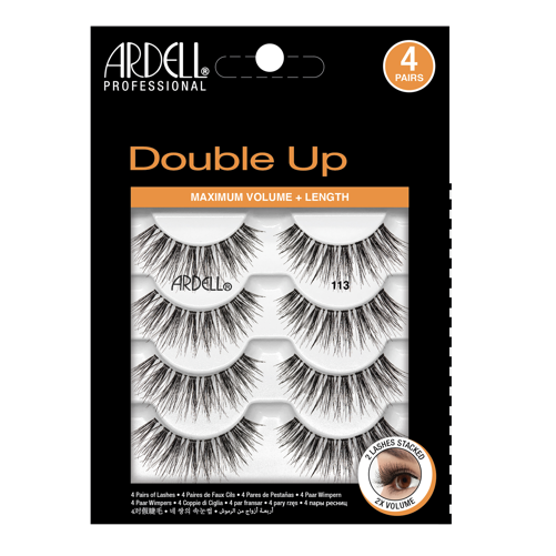 Ardell - Strip Lashes Multipacks 4 pck - Double Up Wispies 113  