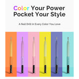 Melody Susie - PocketNail PC100GR/PC100G Innovative Pen-Shaped Portable Nail Drill 20,000RPM - Pleasing Pink