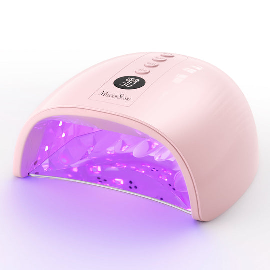 MelodySusie - New Upgraded P-Plus30Gt Rechargeable Cordless Uv/Led Nail Lamp - Pink