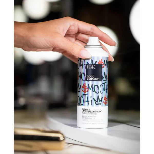 IGK - Good Behavior - Smooth Flexible Anti-Frizz Hairspray - 5.0 Oz