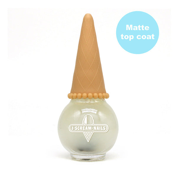 I Scream Nails - Frostbitten Matte Top Coat Nail Polish