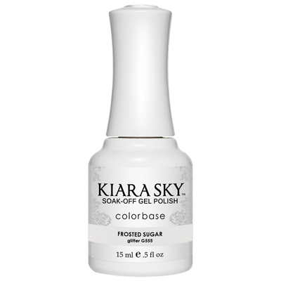 Kiara Sky - Gel Polish - Frosted Sugar 0.5 oz - #G555