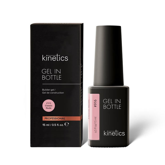 Kinetics Gel In Bottle Builder Gel - Classic Nude #916 15ml