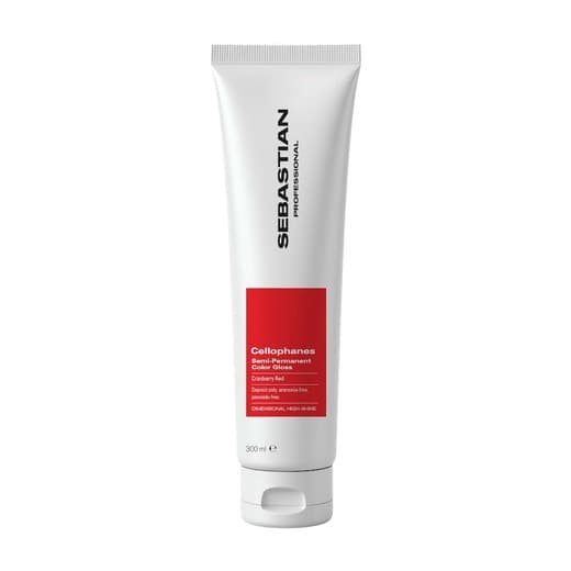 Sebastian - Professional Cellophanes Semi-Permanent Color Gloss - Cranberry Red 10.1 oz